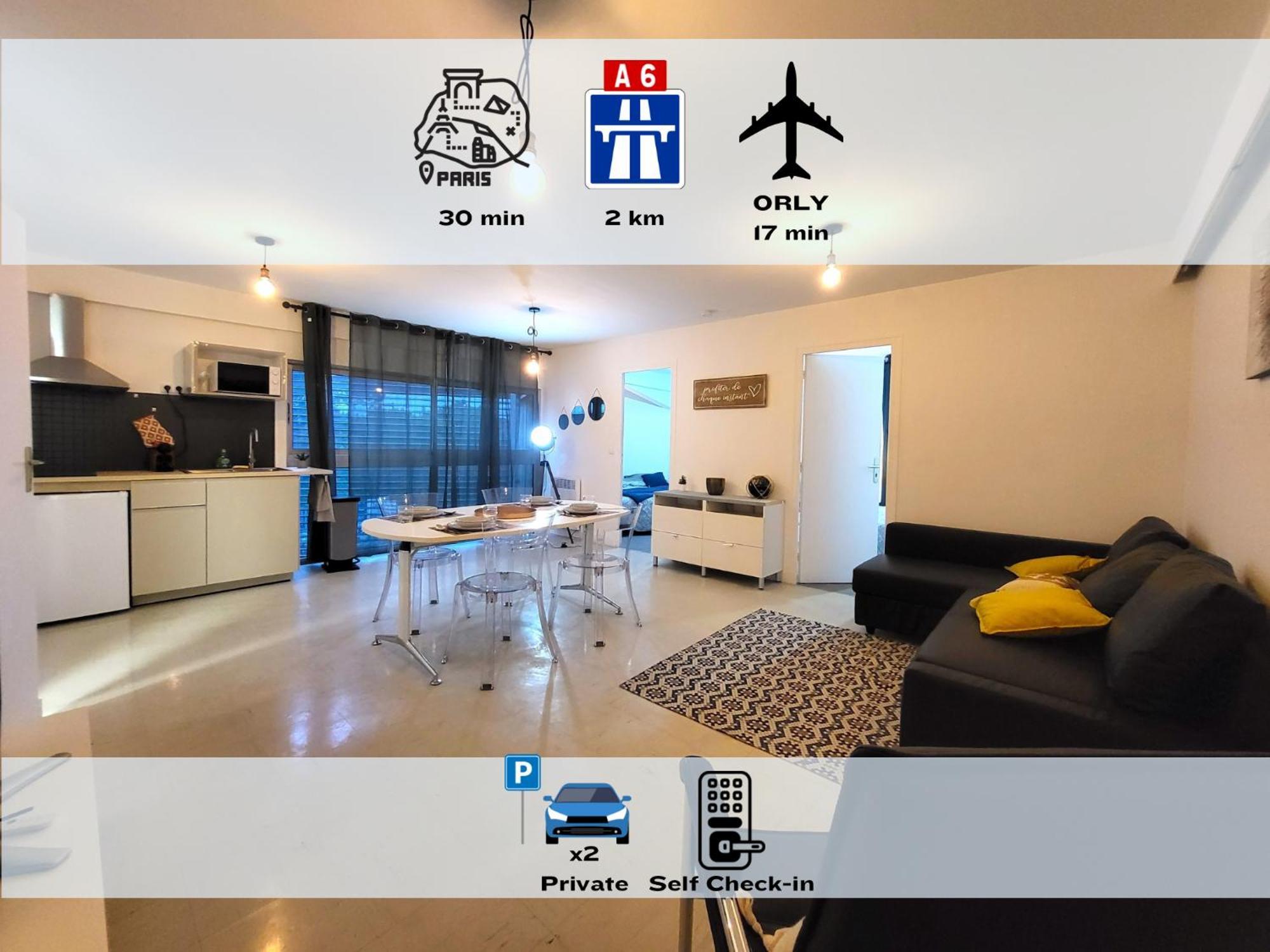 Les Entrepreneurs - Appartements Neufs Et Spacieux, Proche Rer C Et Aeroport Orly Morangis  Bagian luar foto